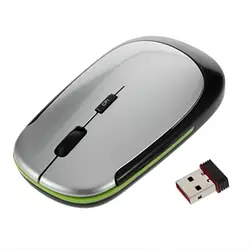 2.4 ГГц USB приемник тонкий мини Беспроводной оптический Мышь Мыши компьютерные для компьютера PC Мода Ультра-тонкий Мышь для ноутбука