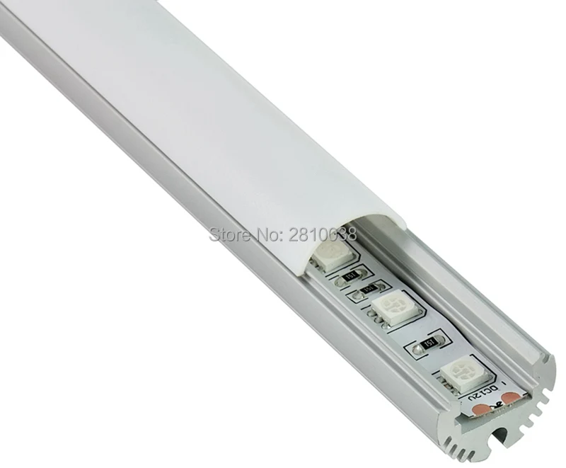 10 x 1M Sets/Lot Round type Anodized Silver Profil aluminium AL6063 Aluminium led profil LED aluminum Channel for pendant lights