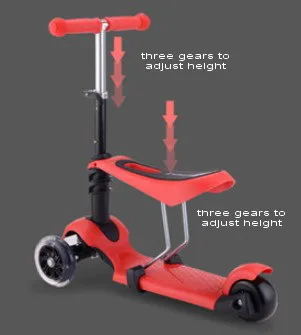 OWS14 Новое поступление высокого качества 3 колесный Детский самокат, скутер для детей, 3 колесный скутер для детей