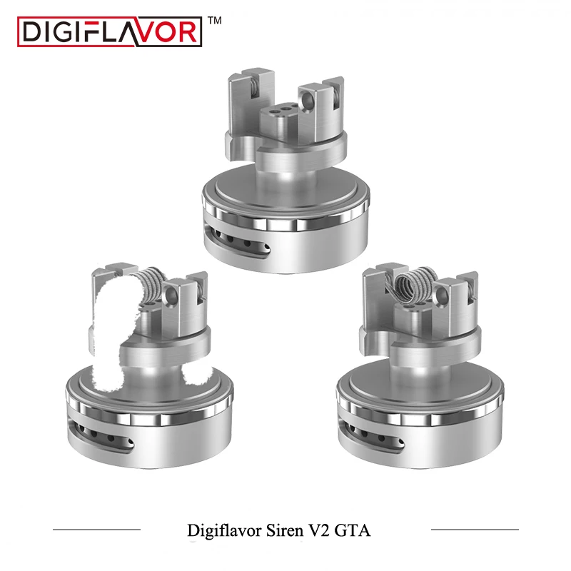 Оригинальный атомайзер Digiflavor Siren V2 GTA MTL бак 24 мм версии 4 5 мл Genisis обновленная