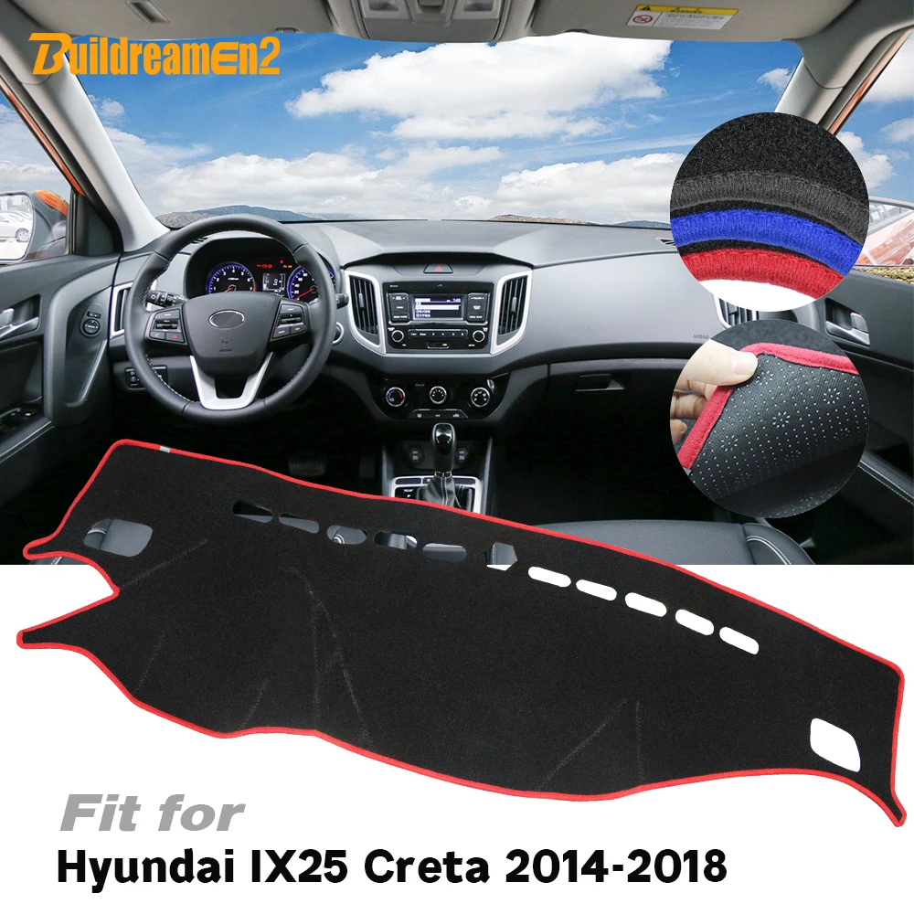 Car Dashboard Avoid Light Pad Leather Instrument Platform Desk