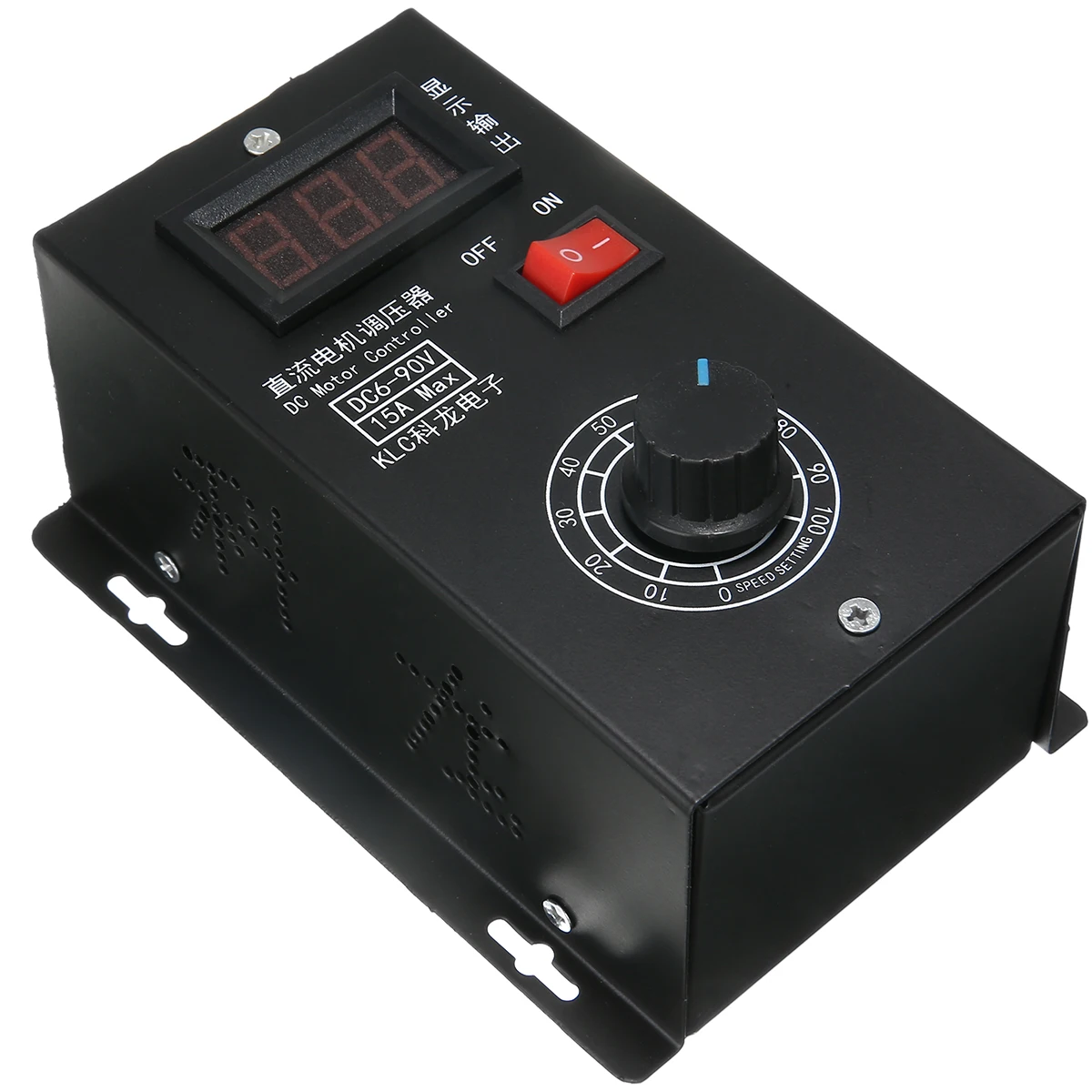 

DC Motor Speed PWM Speed Controller Regulator PLC 6-90V 15A Governor Volt Display High Quality Electrical Equipment