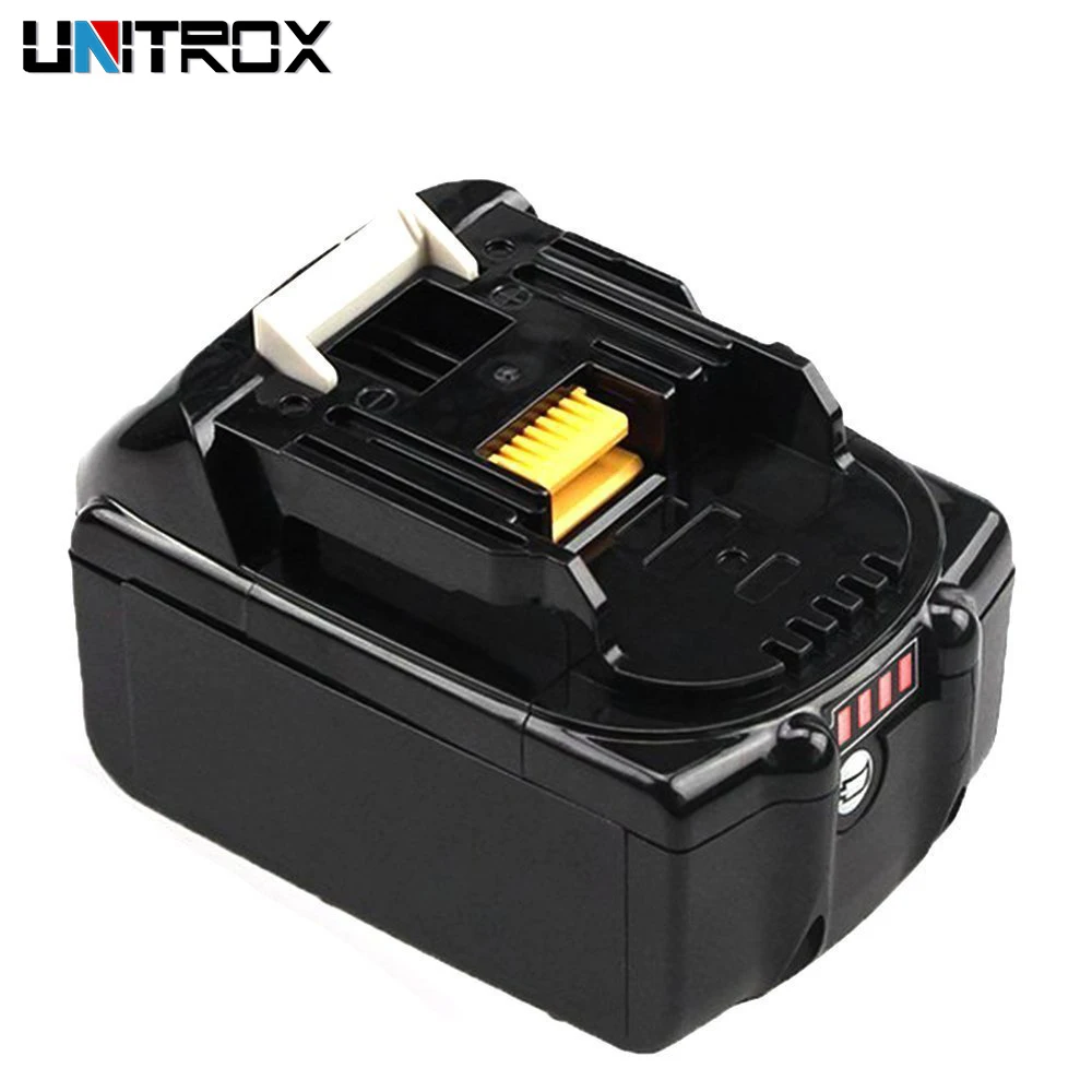 

Makita 18V 6000mAh Replacement Lithium-Ion Battery for BL1860B BL1850 BL1845 BL1850B BL1830B 194204-5 Lxt400 Cordless Power Tool
