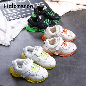 

Autumn 2019 New Toddler Sport Sneakers Children Casual Sneakers Baby Girls Mesh Brand Shoes Boys Black Chunky Sneakers Trainers