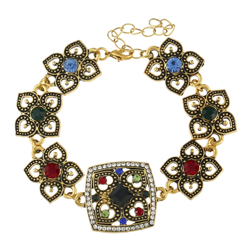 

MIARA.L Supply New Peach Heart Alloy Bracelet Square Bracelet Accessories for Dropshipping