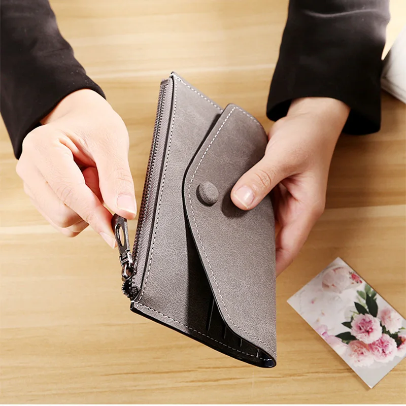 

Top Quality Womens Purse Fashion Wallet Women Multifunction Zipper Coin Purse Pu Leather Wallet Female Long Clutch Women Wallets