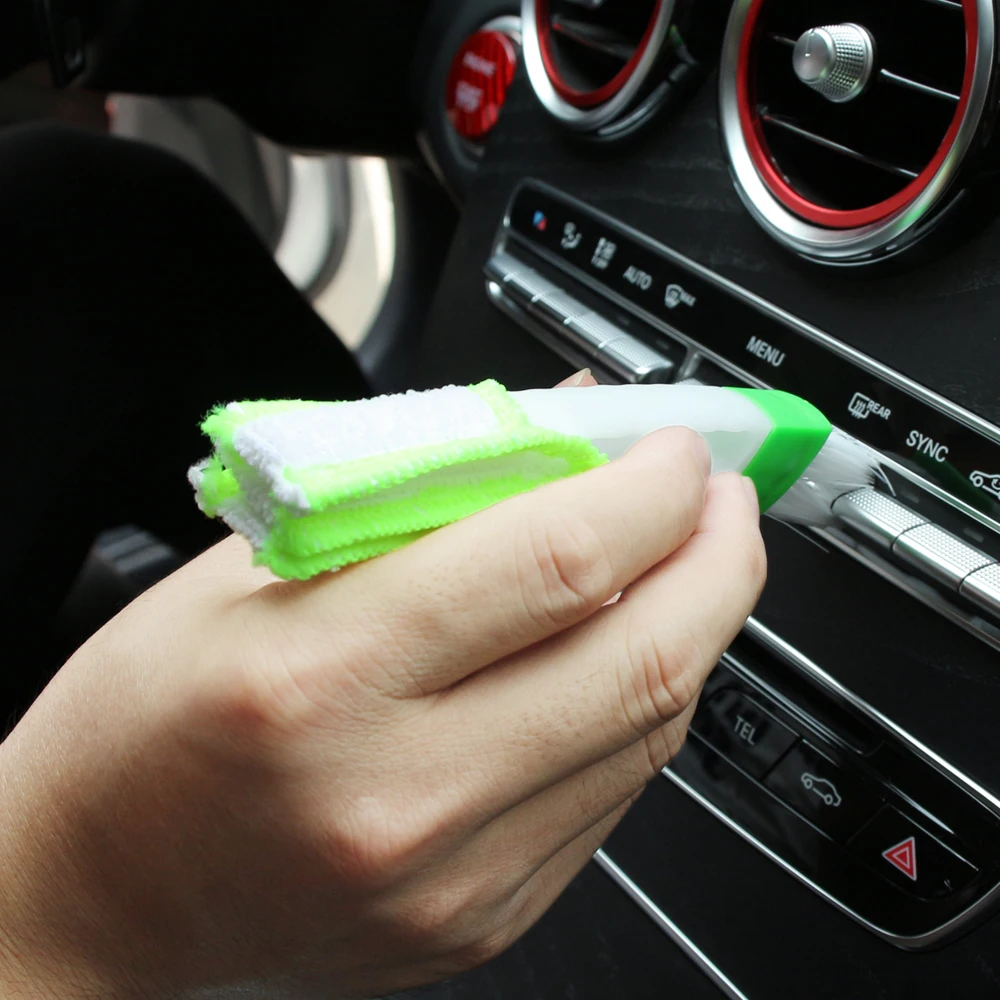 Car Cleaning Brush Tools Auto Accessories for Hyundai I30 Creta Kona Fiat grande 500 Mitsubishi Lancer 10 Outlander 3 ASX