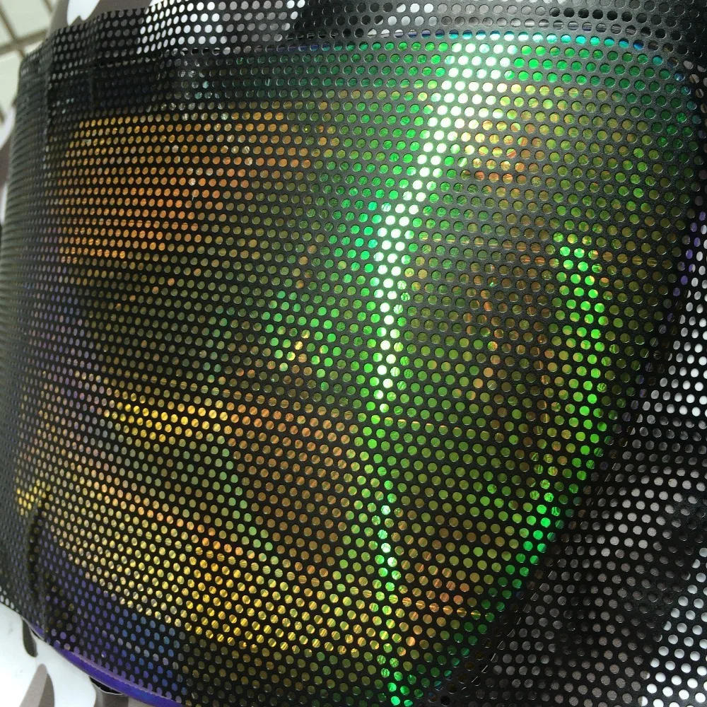 Черная односторонняя тонированная пленка для фар Fly Eye перфорированная сетчатая