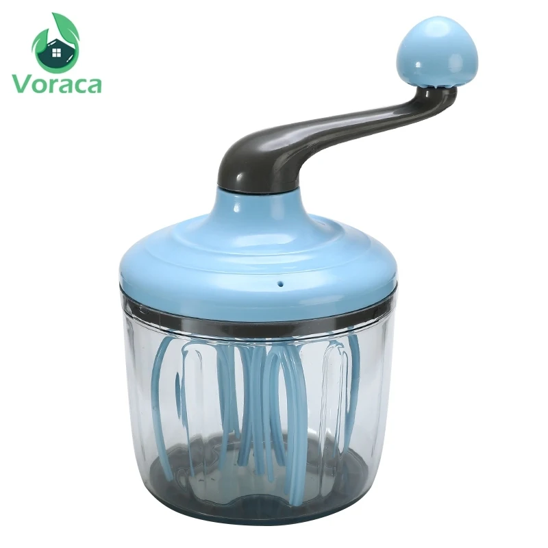 

Multifunctional Manual Plastic Egg Beater Hand-Held Egg Mixer Hand-cranked Egg Beater Tool Kitchen Baking Supply Egg Divider New