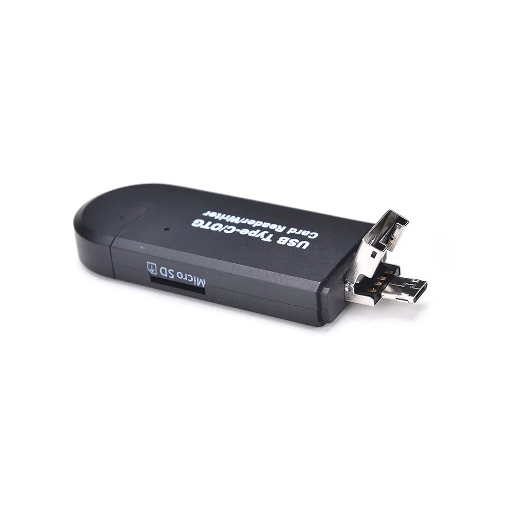 CARPRIE 3 в 1 Micro type-C USB OTG для USB 2,0 адаптер SD/Micro SD кардридер Стандартный USB Прямая