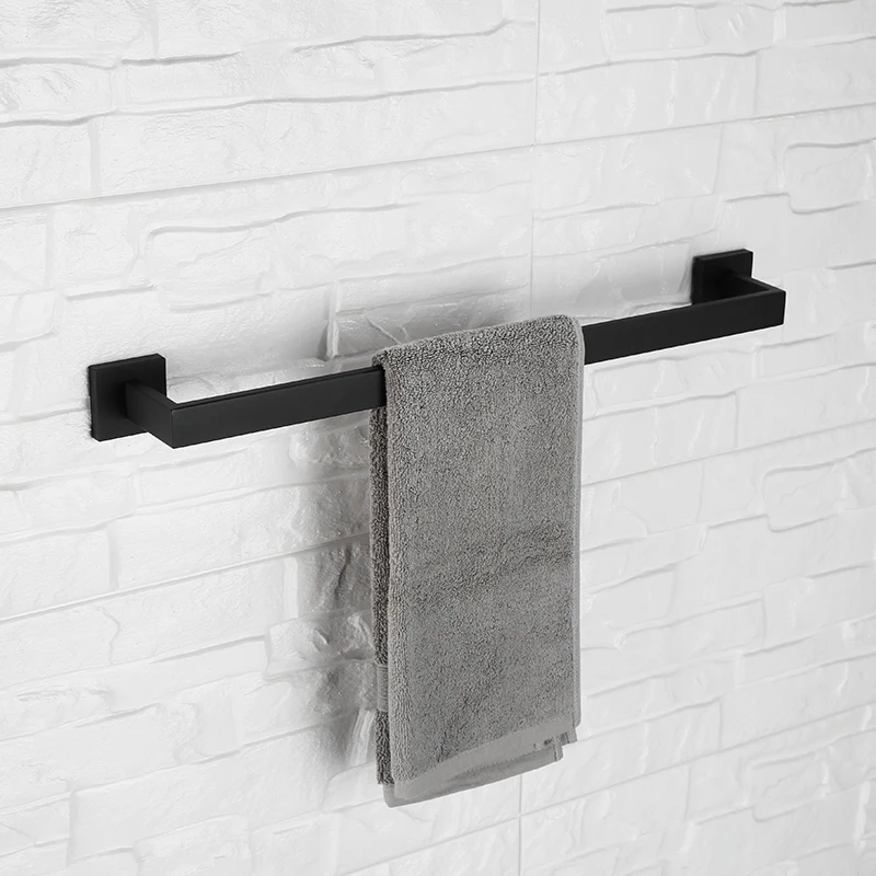 AUSWIND черный квадратный набор аксессуаров для ванной комнаты настенный держатель для полотенец крючок держатель для бумаги набор аксессуаров для ванной комнаты Q7H001