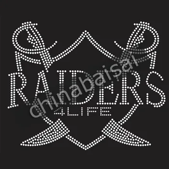

The raiders life Rhinestone Transfer Motif Designs