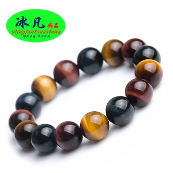 

Top natural tiger eye bracelet male Women natural tiger eye stone bracelet stone crystal bracelet