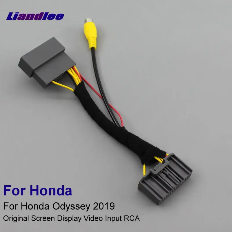 Liandlee для Honda Odyssey 2019 32 контакта RCA разъем адаптера провод кабель камера заднего