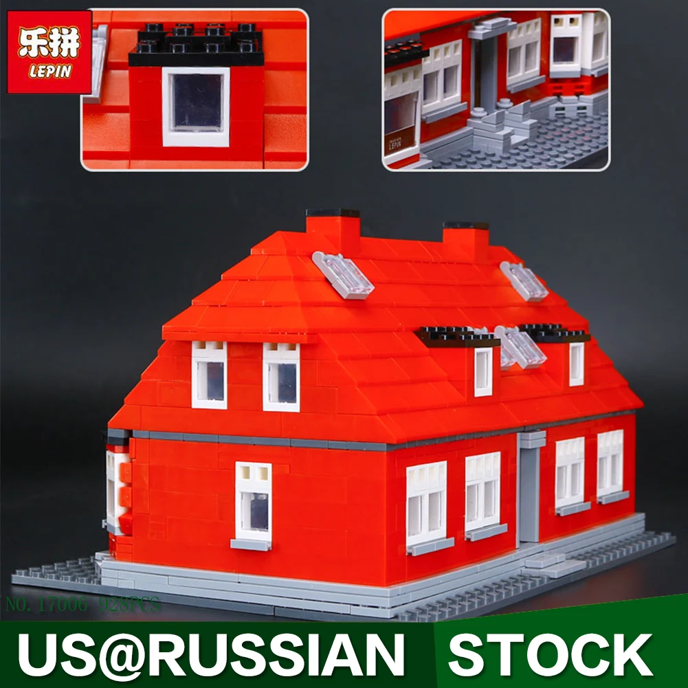 

Lepin 17006 928Pcs Creator Serier The Red House Set Education Building Kits Blocks Bricks Model Children Toys Gift