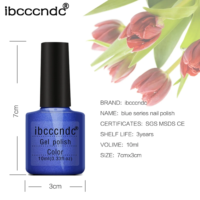 УФ гель для ногтей Deep Blue 12 шт./компл. 10 мл|uv nail gel polish|nail lacquergel lacquer |