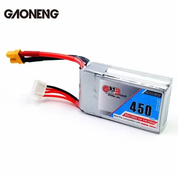

Gaoneng GNB 11.1V 450mAh/550mAh 80/160C 3S Lipo Battery Rechargeable XT30 Plug Connector For Lizard95 FPV RC Quadcopter