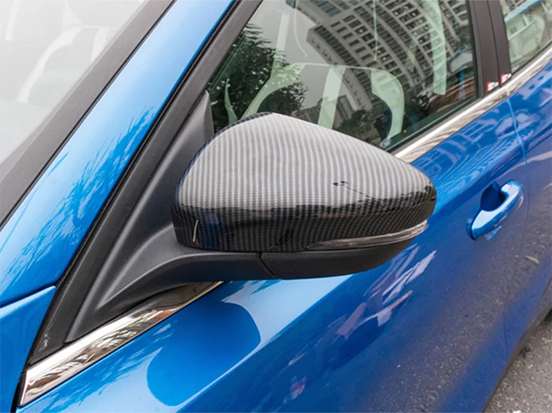 Зеркало заднего вида автомобиля покрытие отделка хромовое углеродное волокно протектор Авто аксессуары 2 шт./компл. для Ford Focus MK4