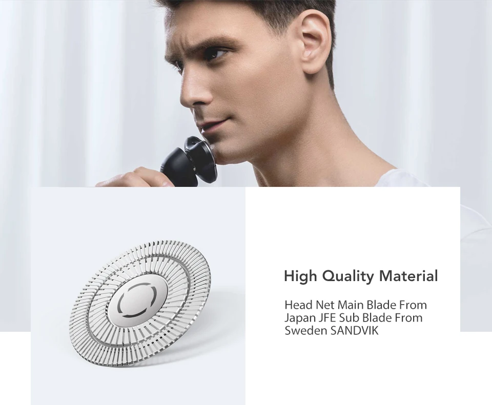 Xiaomi Mijia Electric Shaver Double Blade 360 Degree Float Shaving USB Fast Charging Floating Cordless Razor Men Grooming Kit (6)