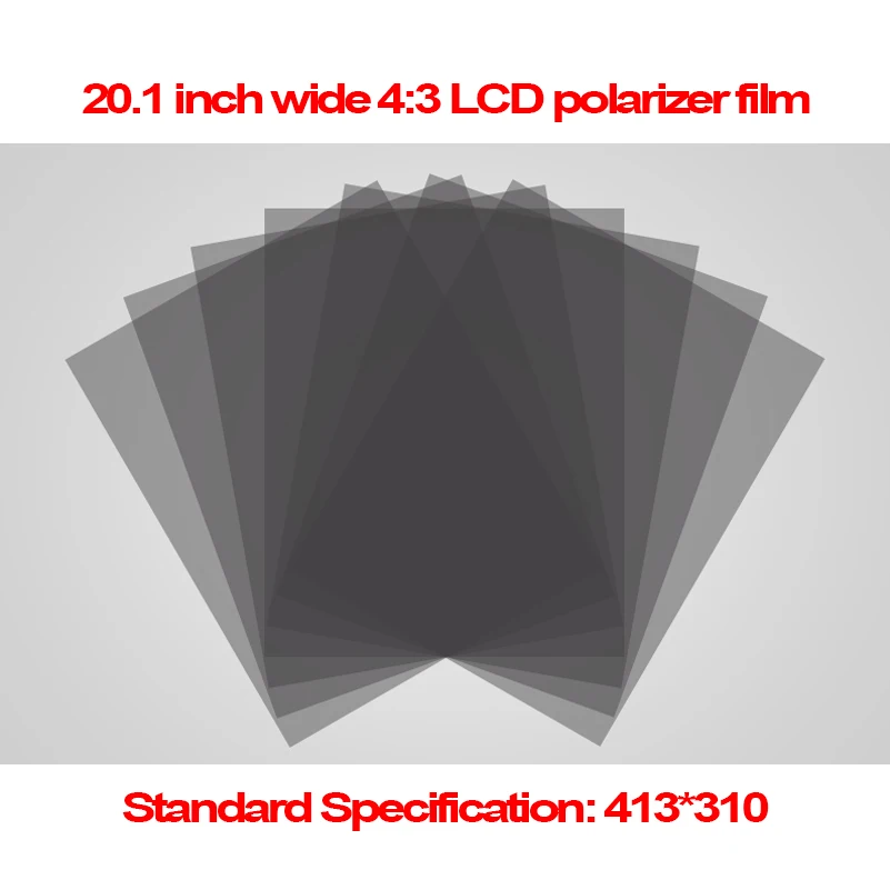 

5PCS 20.1 inch 0-90 Degree 413MM*310MM Wide 4:3 Monitor LCD LED Polarizer Polarizing Film(EWV,TV) for Samsung/AU TFT LCD LED TV