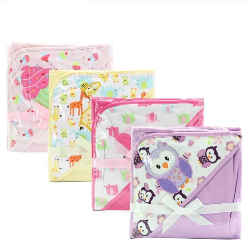 

Baby Favorite 1Pc Muslin 100% Cotton 80*80 cm Baby Swaddles Soft Newborn Blankets Pink Cake Carterr infant wrap Bebek