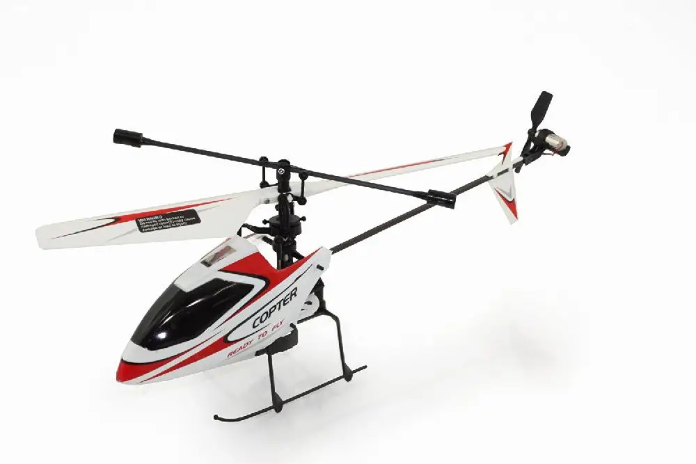 LeadingStar V911 4CH 2,4 GHz мини радио один пропеллер RC вертолет с гироскопом RTF красный и белый QD30