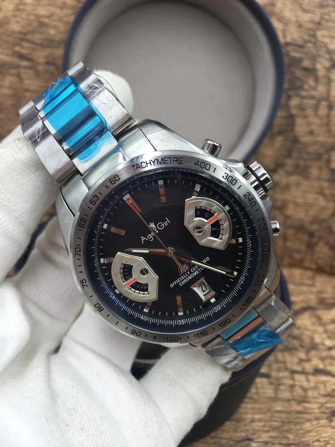 

Luxury Brand New Men Watch Automatic Mechanical Chronograph Stopwatch Black Gold Silver Stainless Steel Sapphire Sport Watches