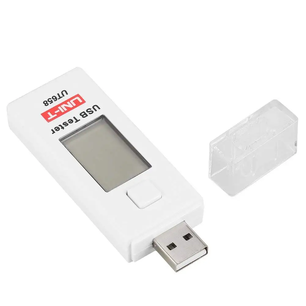 UNI-T UT658 USB цифровой ЖК-измеритель мощности тестер мультиметр измеритель тока и напряжения, измеритель емкости тока тестер 3C-9V