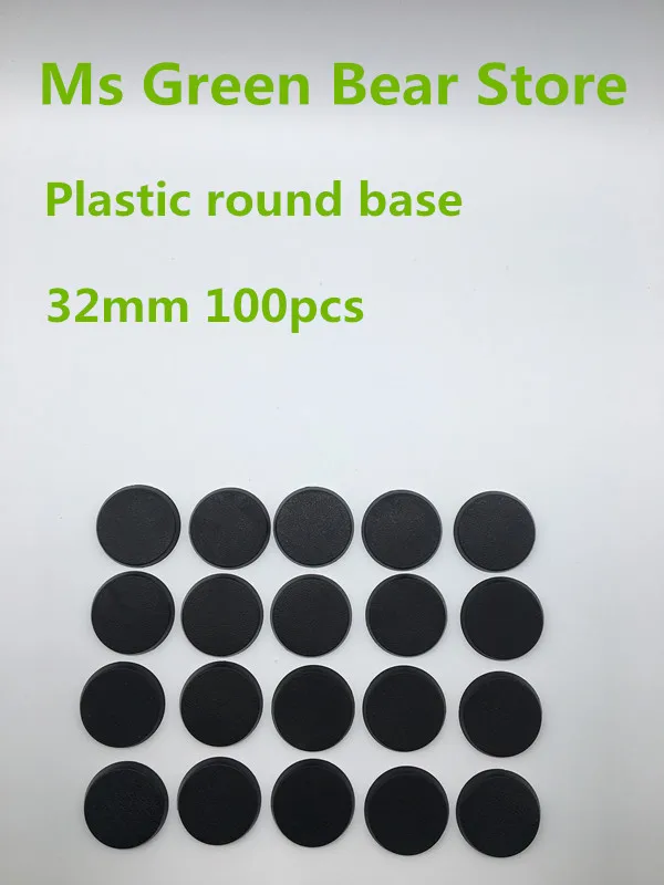 

Plastic model base.32mm round base 100pcs