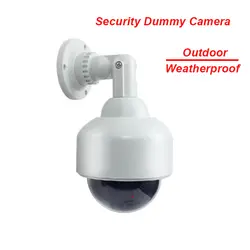 Fayele безопасности CCTV Открытый Weatherrpoof моделирования поддельные камера манекен купольная камера наблюдения низкая цена манекен камера W