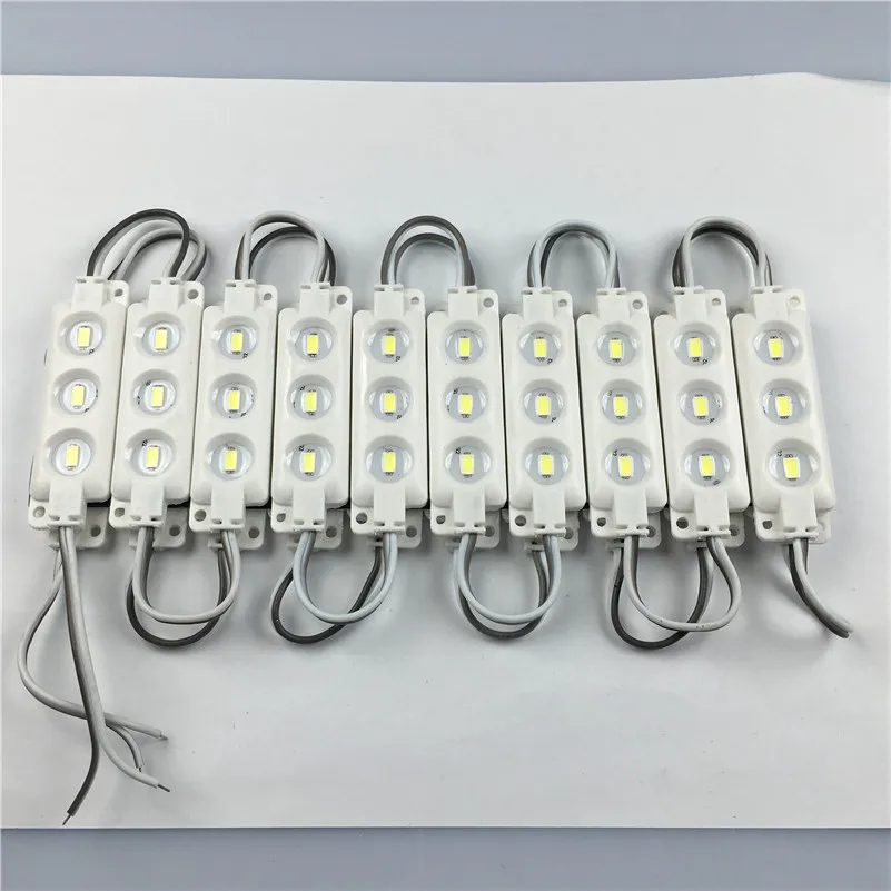 

20pcs SMD 5630 3 LED Module Injection Waterproof DC12V Letter Design Cold White