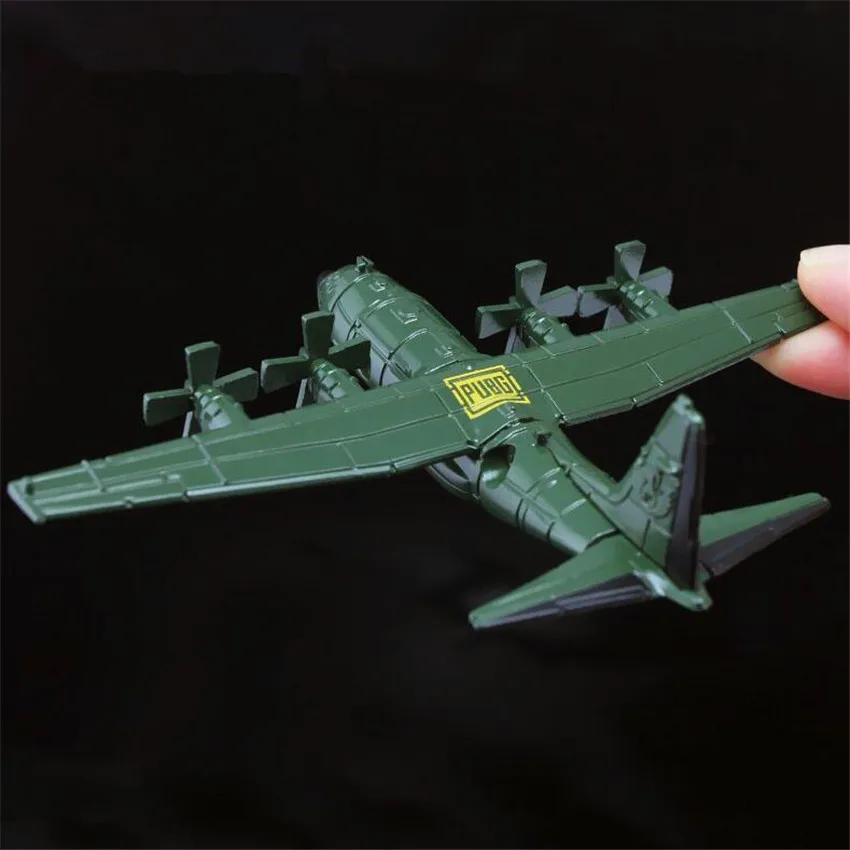  Game PUBG Airplane Playerunknown's Battlegrounds Cosplay Costumes Props Alloy Armor Key Chain Keych