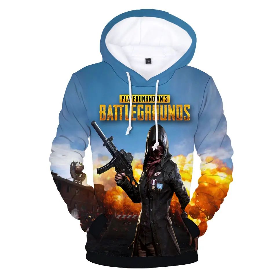  Aikooki High Quality 3D Hoodies Men/women Hot Game PUBG Playerunknown's Battlegrounds Fashion Haraj