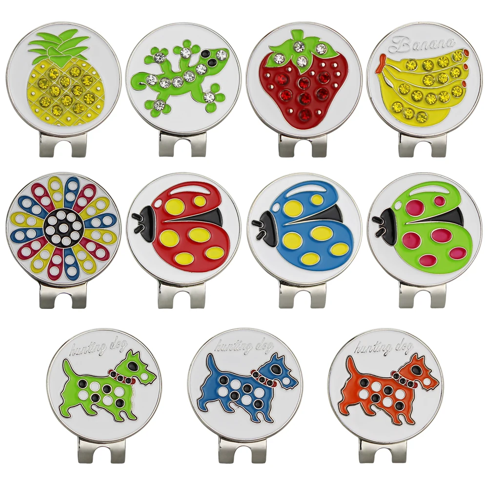 

Multi Color Golf Marker with Golf Magnetic Hat Clip Golf Training Aids Funs Accessories Drop Shipping Mark