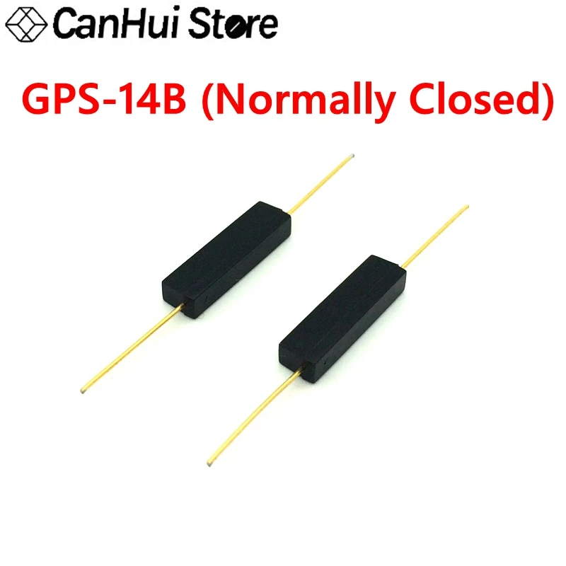 5 шт. GPS-14A/GPS-14B 2*14 мм нормально открытый/нормально закрытый магнитный переключатель управления антивибрационный/поврежденный контакт для датчика