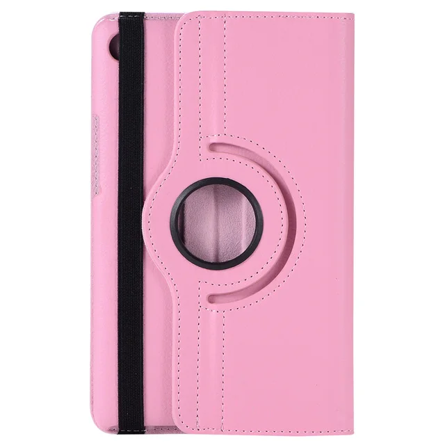 Вращающийся на 360 градусов откидной держатель подставка кожаный чехол для samsung Galaxy Note 10,1 2012 GT-N8000 N8000 N8010 N8020 чехол для планшета+ пленка+ ручка - Цвет: pink
