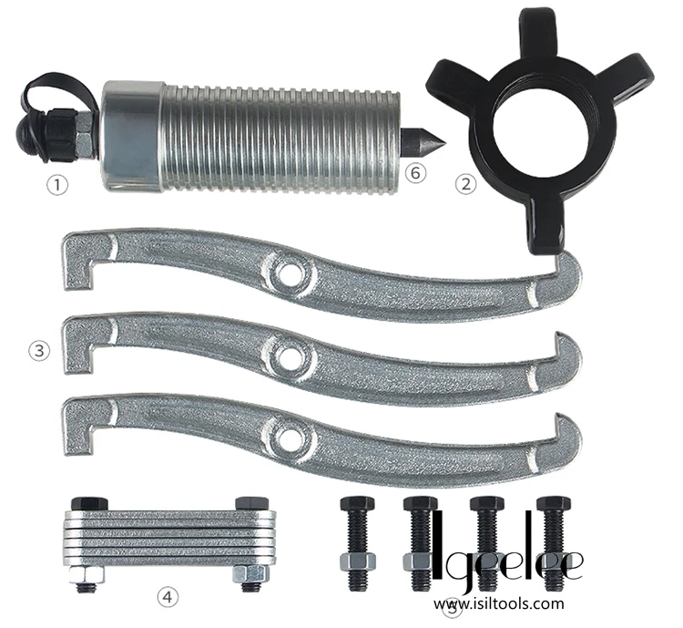 IGeelee гидравлический медведь Съемник 5 T Съемник колесных подшипников YLX-5T гидравлический экстрактор Съемник колесных подшипников нужно работать с насосом