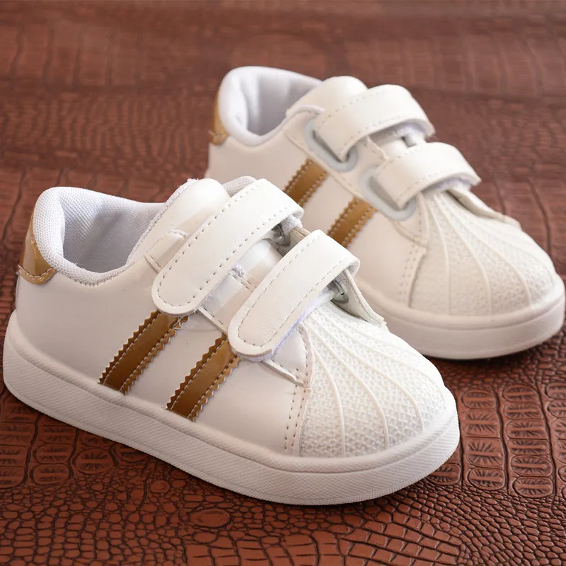 

Children Shoes Girls Boys Sport Shoes Antislip Soft Bottom Kids Baby Sneaker 2018 New Casual Flat Sneakers White Shoes Size21-30