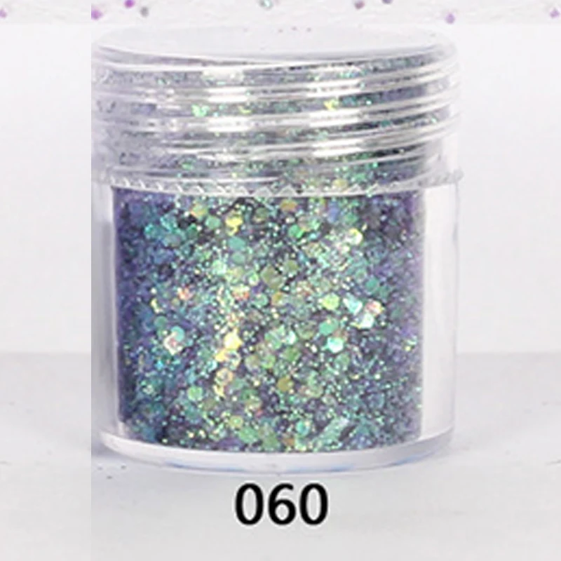

3D Paillette Flakies Nail Sequins Mixed Pink Purple Series Sparkle Glitter Powder DIY Manicure Nail Art Decoration Kit
