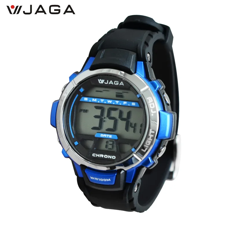 BEST SELLER  JAGA Fashion Movement Female Watches Student Couple Contrast Candy Color Electronic Watches Bracele