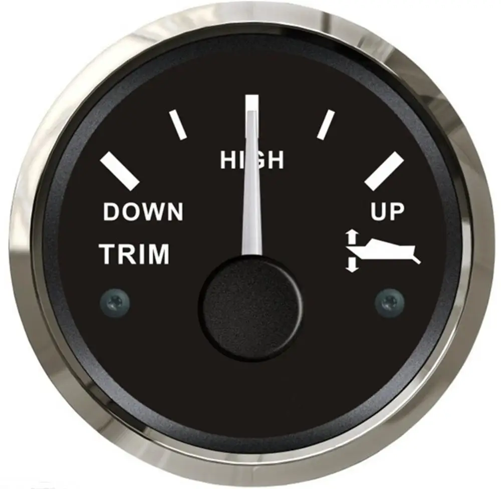 1pc Brand New 52mm White Trim Gauges 0 190ohm Trim Meters 12v/24v with