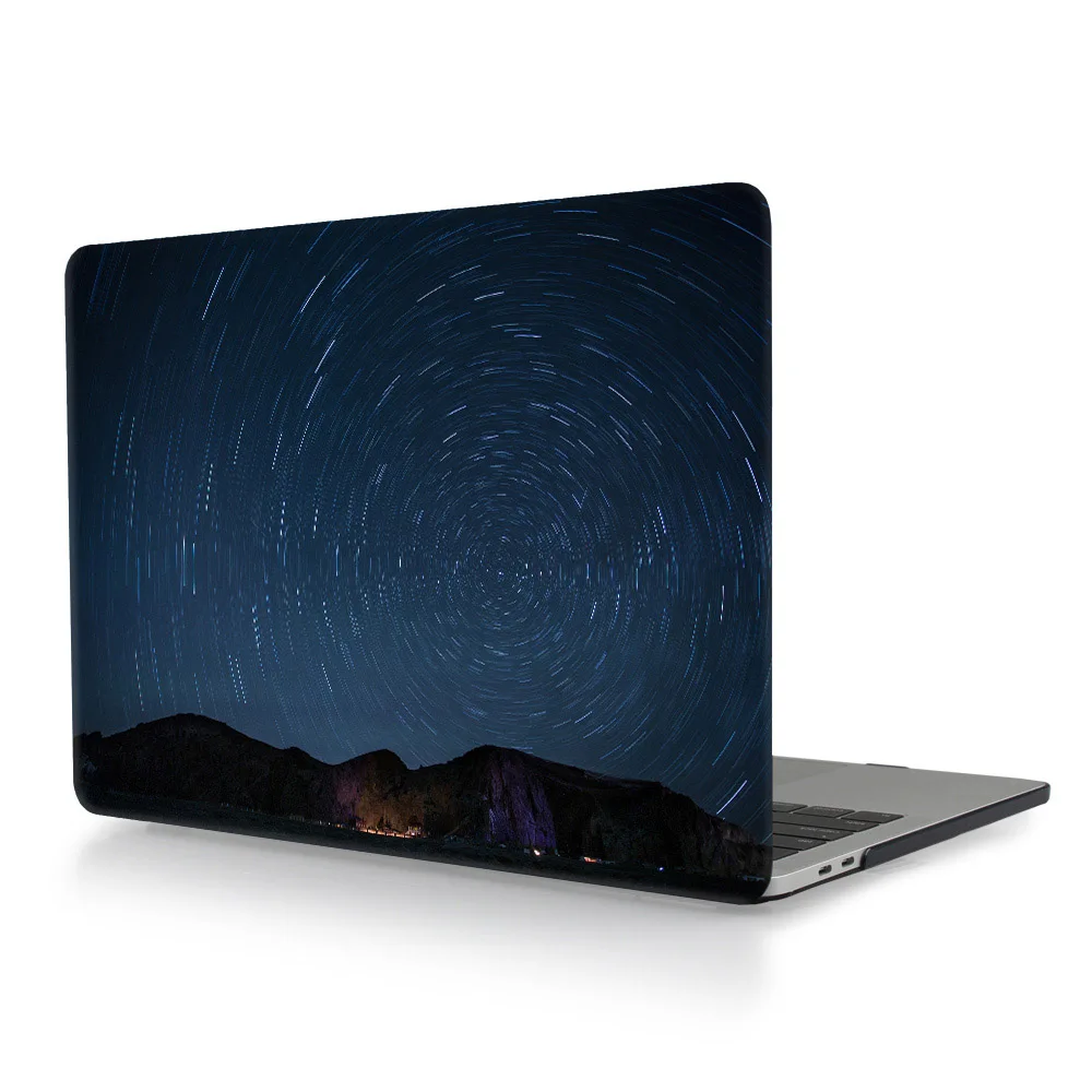 Чехол для Macbook New Air 13 A1932 чехол с фантазийным принтом черепа пластиковый жесткий чехол для Mac Book Pro 13 15 Touch bar retina 13" - Цвет: A380