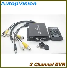 2ch video input Car 2 Channel DVR