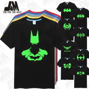 

Batman T Shirt Men's T-shirt Cool Men Luminous Tshirt