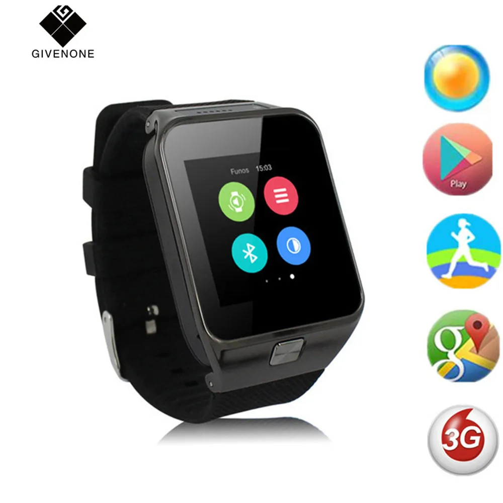 

GIVENONE Smart Watch GW06 Smartwatch Android IOS Bluetooth GPS 3G WIFI SIM Card Smart Clock Smart Electronics With Camera