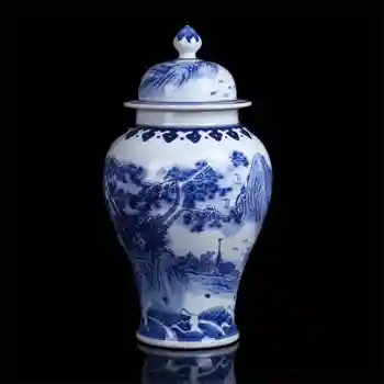 

Collection Chinese Reproduction ceramic ginger jar vase Antique Porcelain temple jars home decoration jars for collection