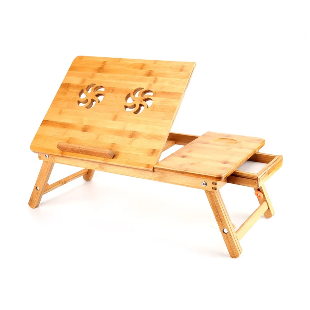 Online kopen wholesale bamboe computer tafel uit china bamboe ...