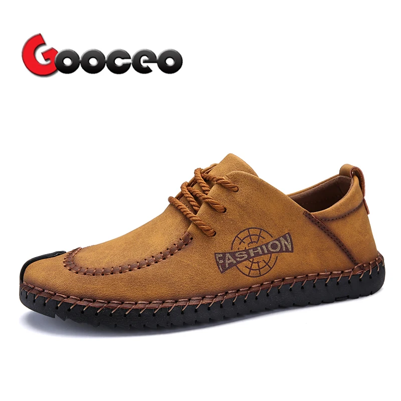 

Men's Skateboarding Shoes Driving Shoes For Men Suede Leather Strappy Lace Up Outdoor Low-top Casual Leisure Plus Size Flats