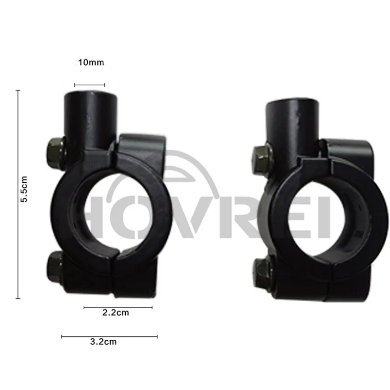 Держатель для Руля Мотоцикла 10 мм 7/8 дюйма|handlebar mounts motorcycle|black handlebarsseat seat |