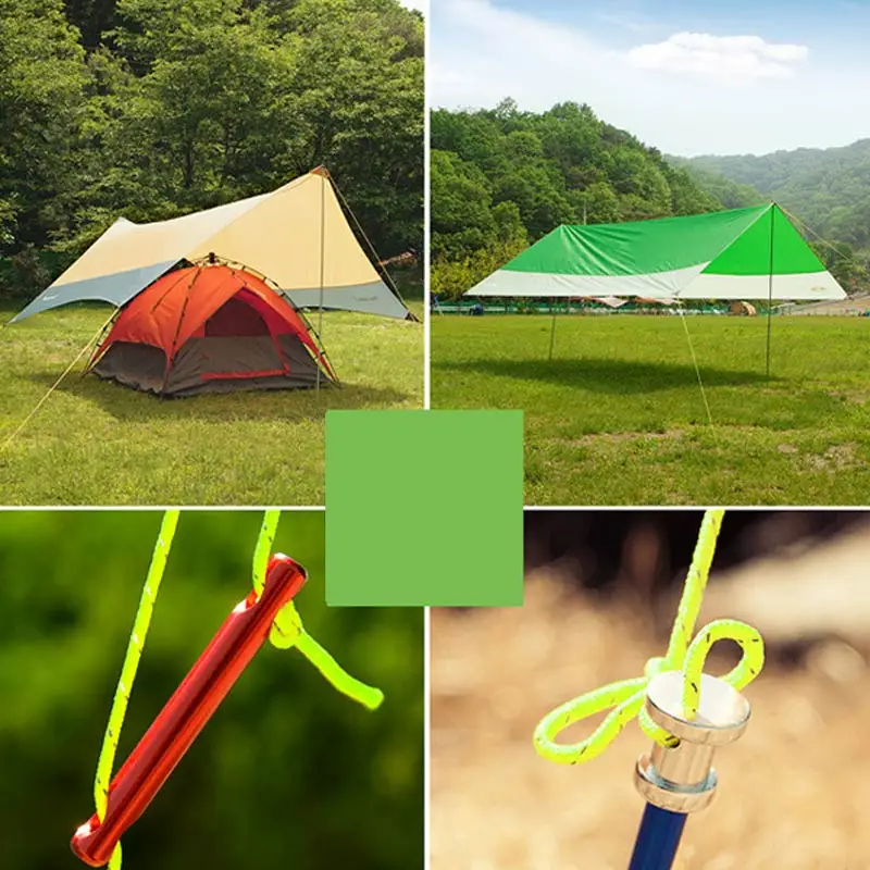 

New Arrival 5M 9 Strand Luminous Glow In The Dark 550 Parachute Cord Cable Braided Rope Outdoor Camping tool